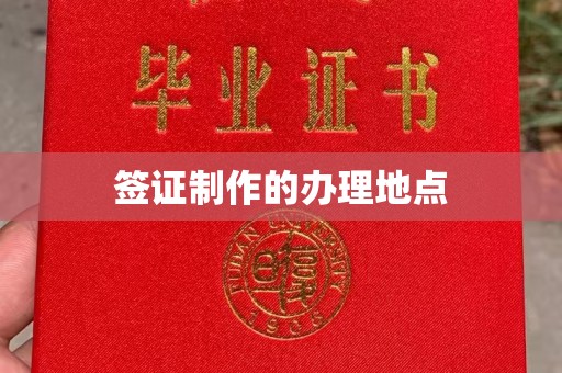 荥经签证制作的办理地点